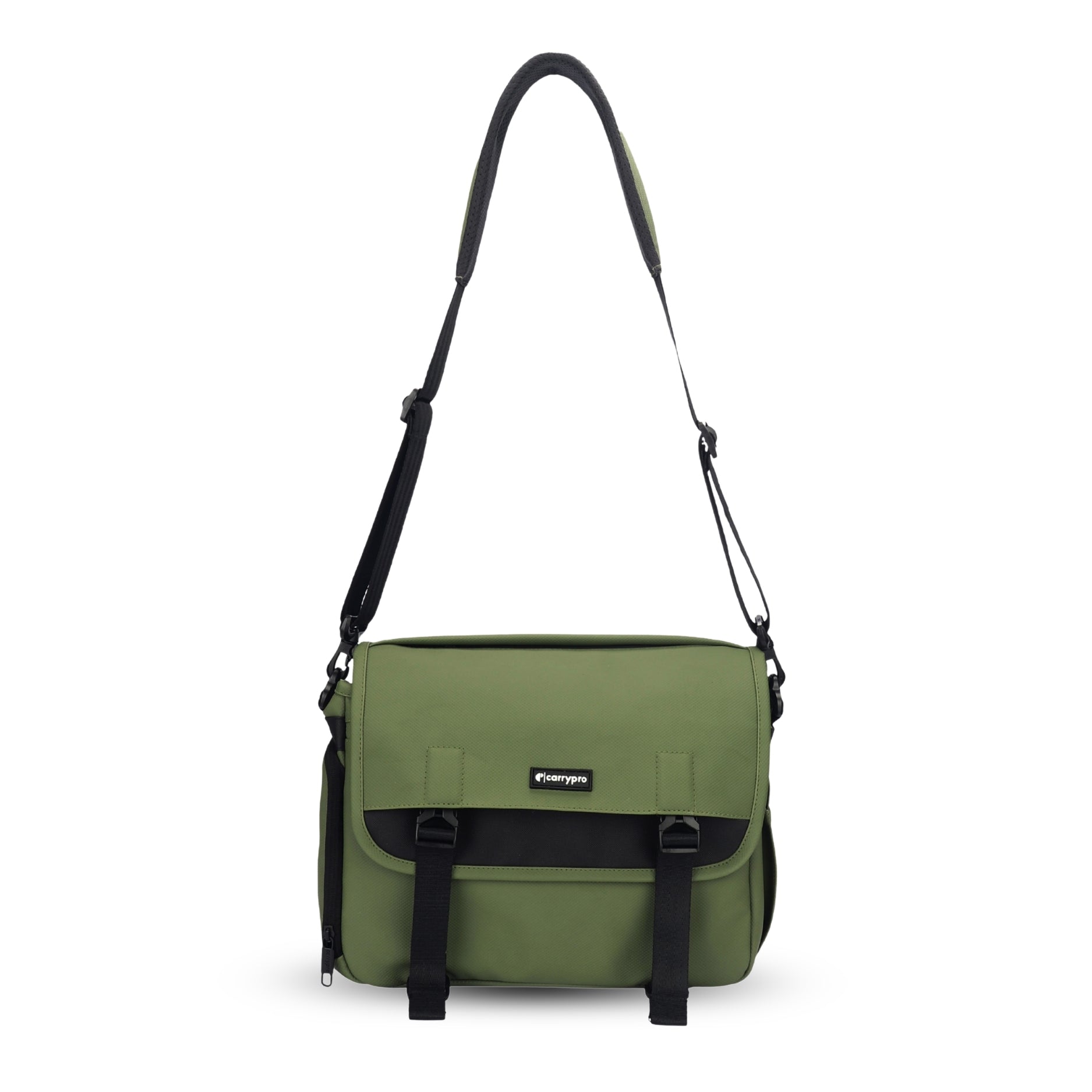 Carrypro The Pro Camera Sling Bag (10L) front #color_Olive Green