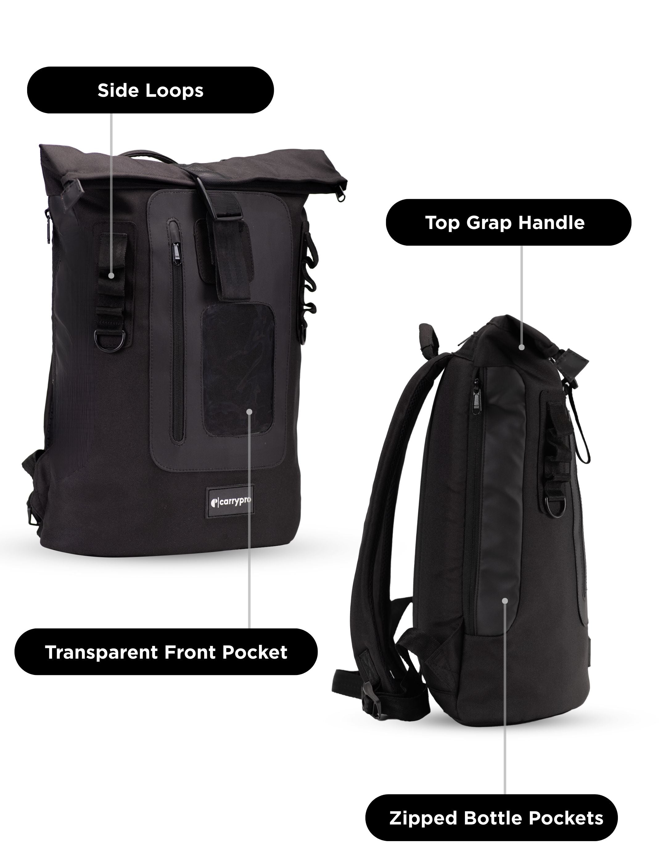 MOJO V2.0 BACKPACK EVERYDAY LAPTOP FEATURES #color_Black
