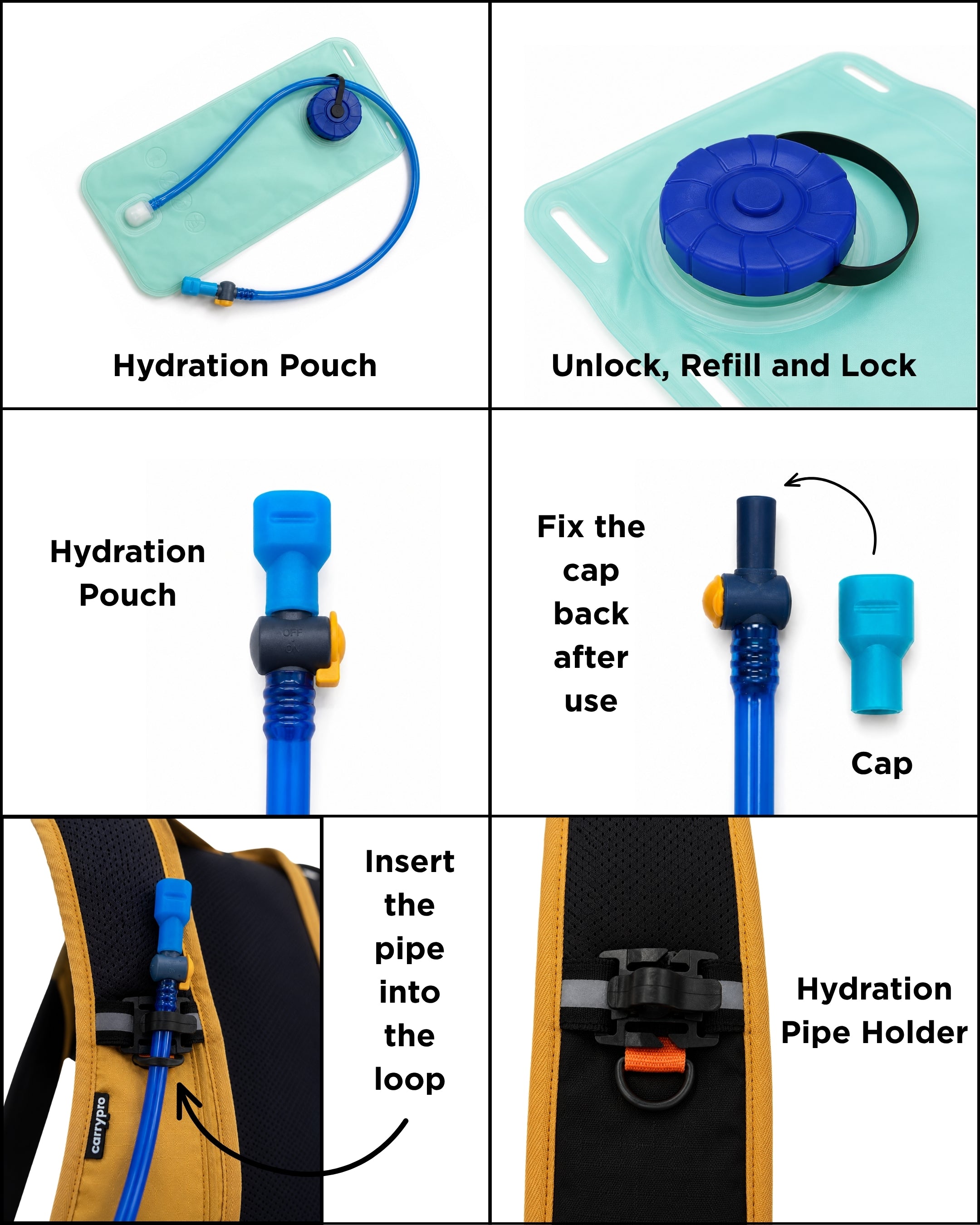 hydration pouch for your running bag