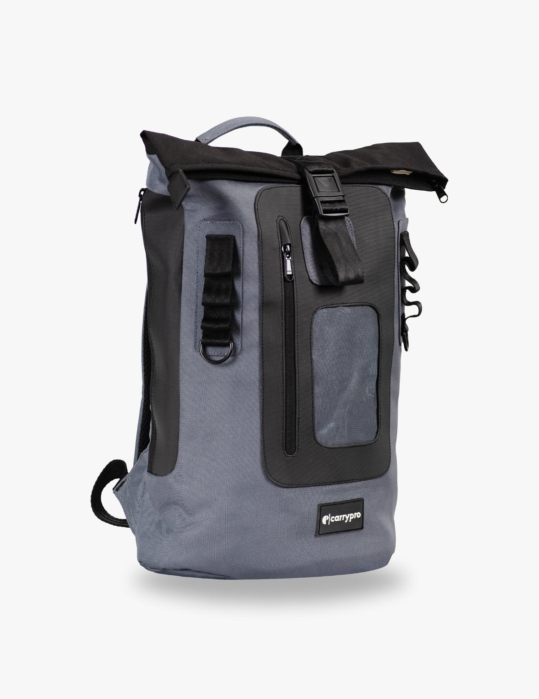 CarryPro roll-top backpack in Space Grey
#color_space grey
