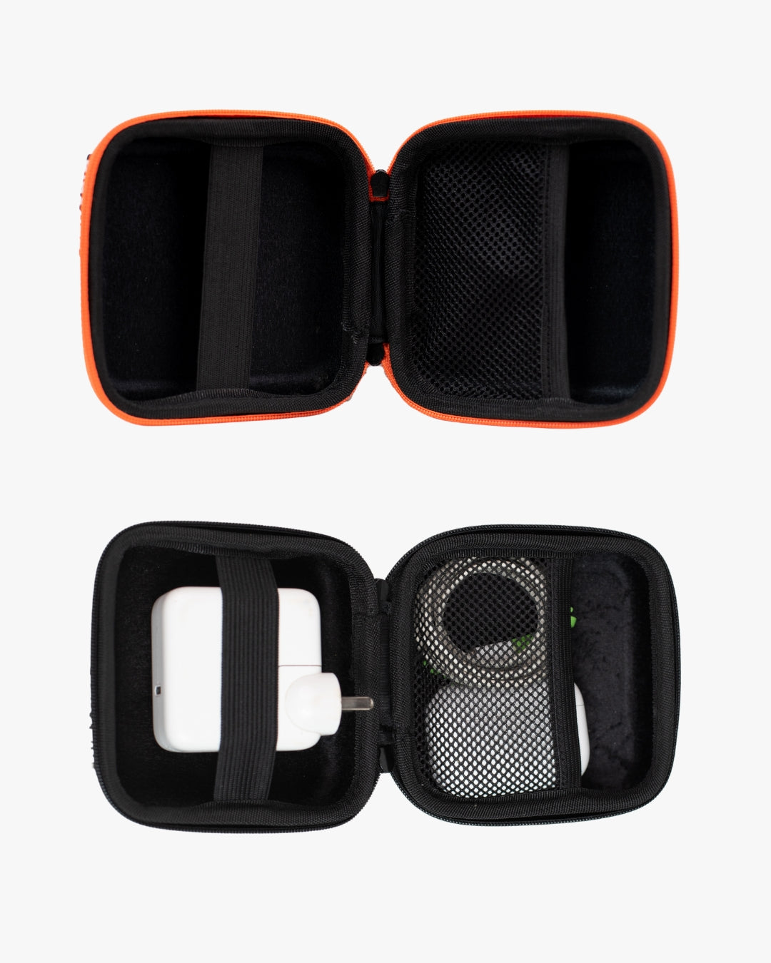 #color_black with orange zipper