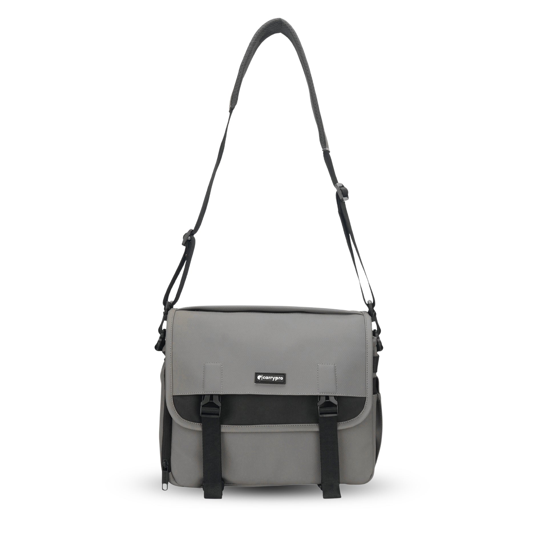 Carrypro The Pro Camera Sling Bag (10L) front #color_ #color_Peanut Grey