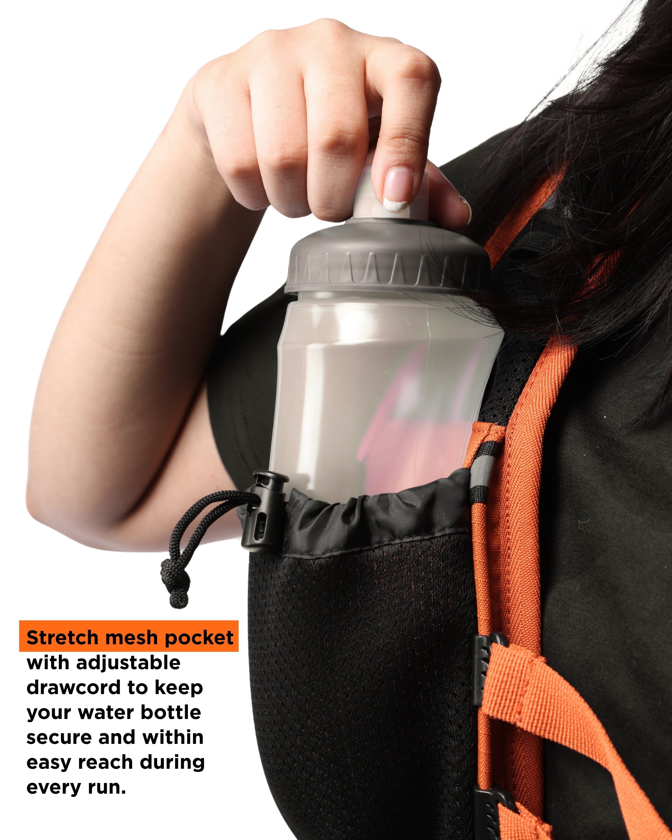 water bottle pocket for the water bottle