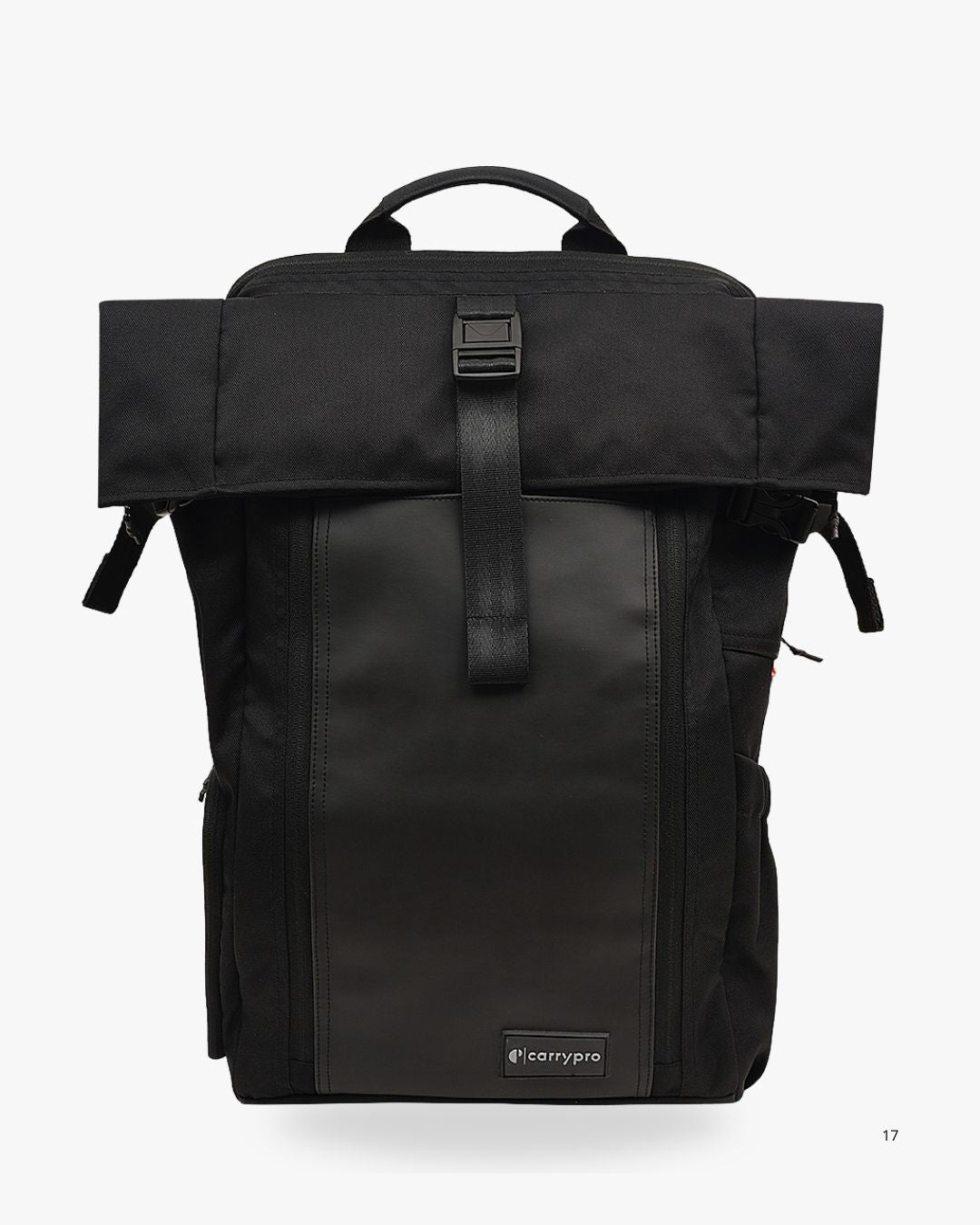 HOBO25 V3.0 Everyday Utility Rolltop Backpack(New) #color_Black