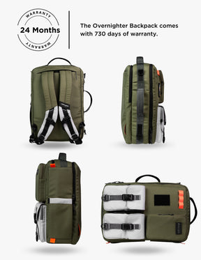 The Pro Overnighter Backpack (30L) with Raincover