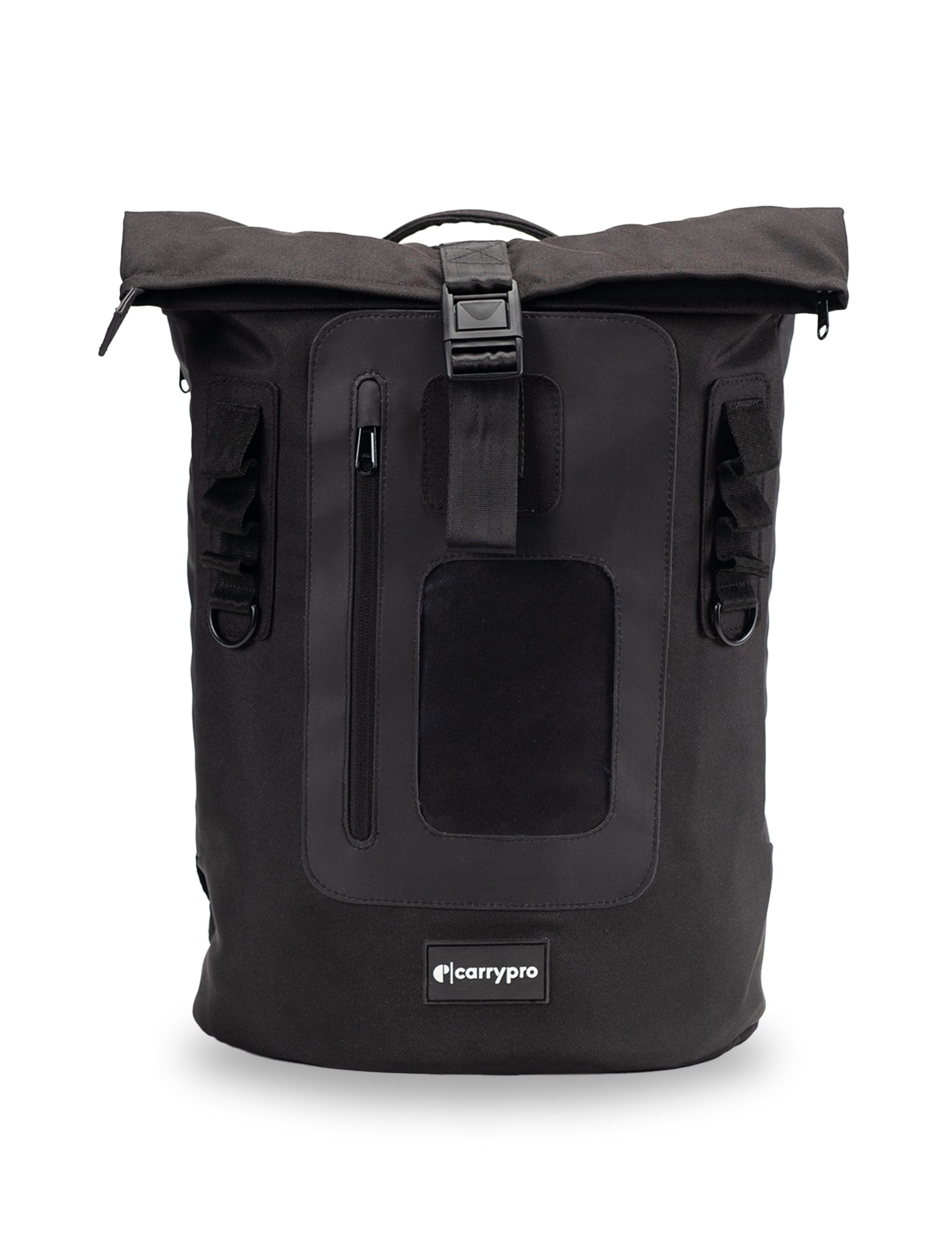 CARRYPRO MOJO V2.0 Everyday Backpack 20L(New) Front View #color_Black