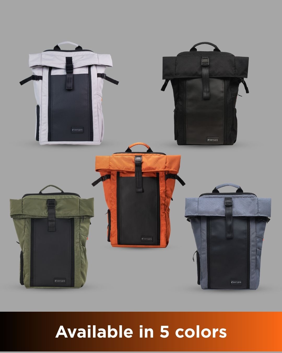 HOBO25 V3.0 EVERYDAY BACKPACK MORE EXPANDABLE 25 TO 20 L #color_Rust Orange