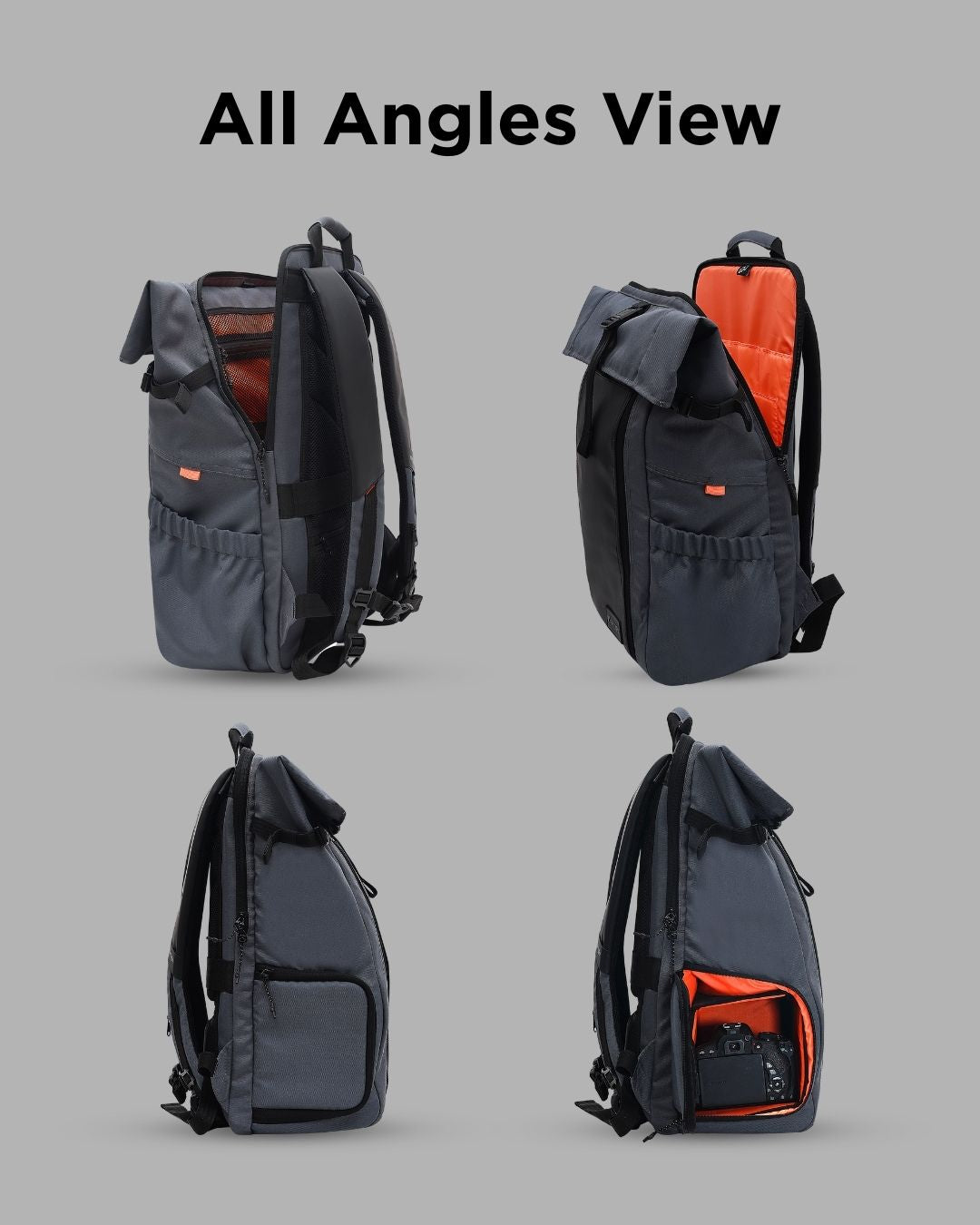 HOBO25 V3.0 EVERYDAY BACKPACK MORE EXPANDABLE 25 TO 20 L #color_Space Grey