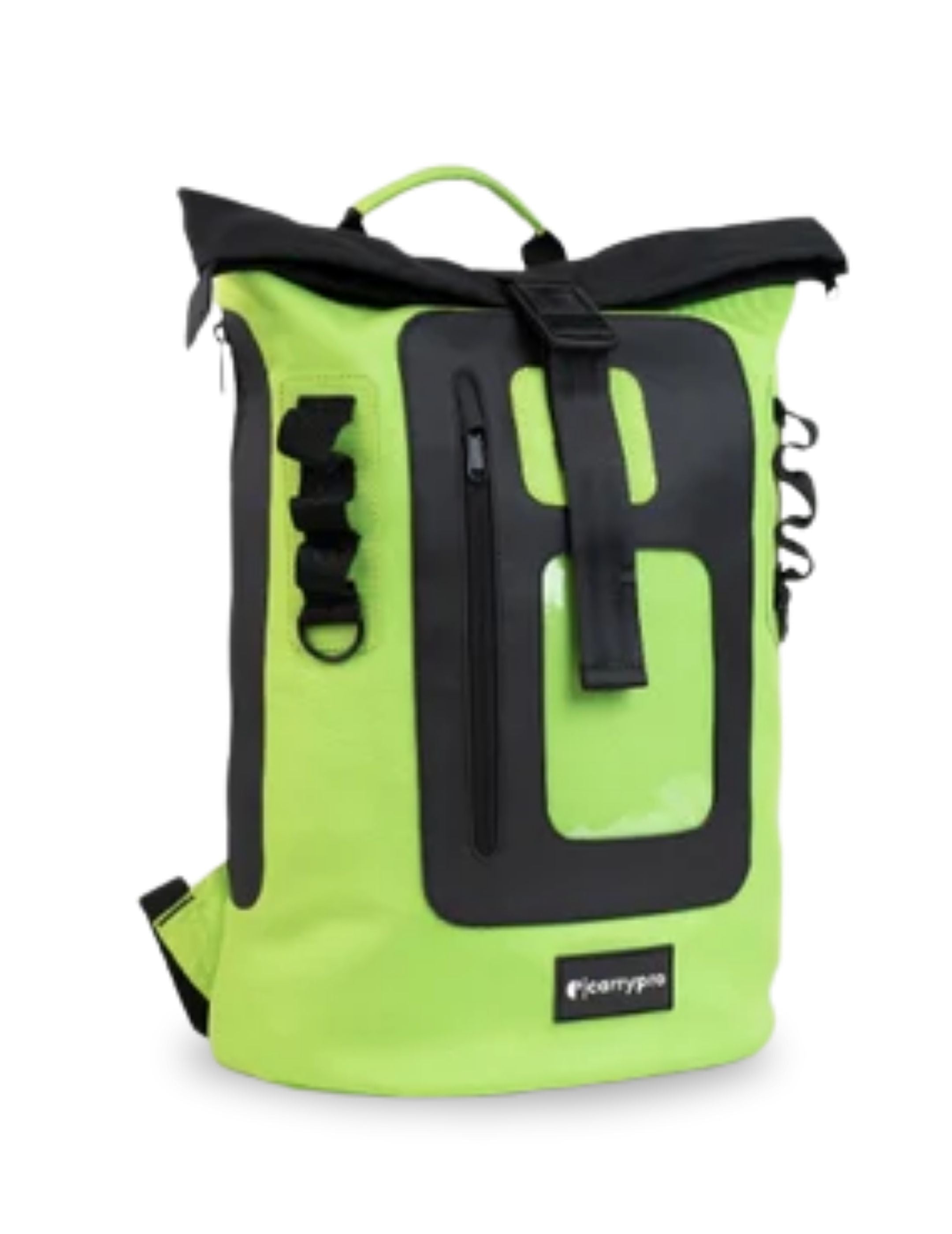 CARRYPRO MOJO V2.0 Everyday Backpack 20L(New) Front View #color_Neon Green
