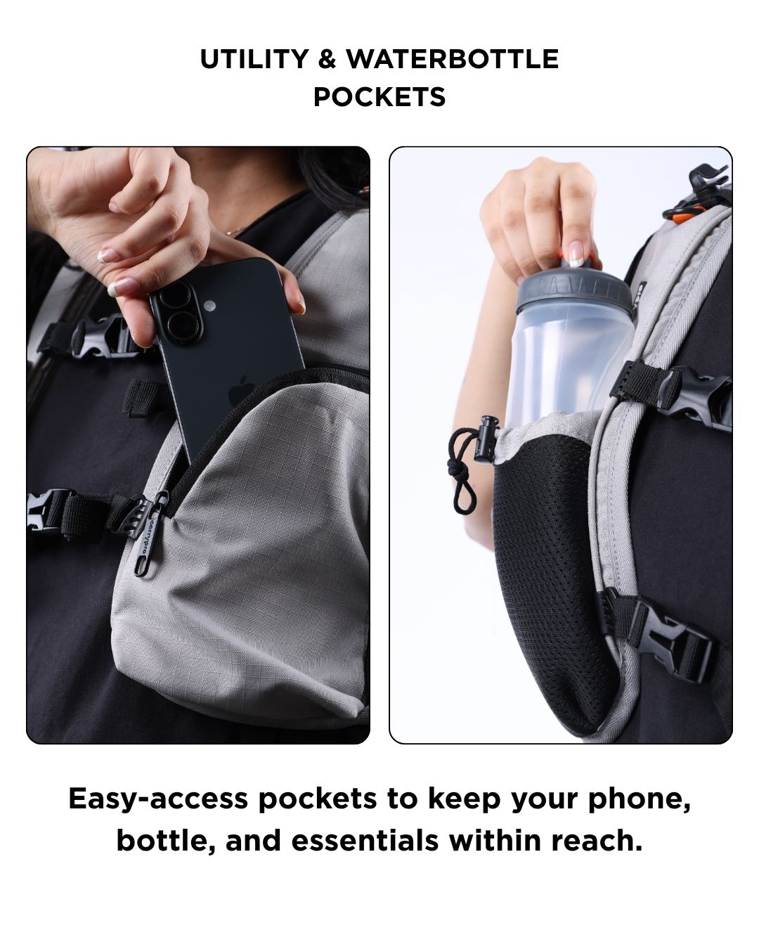 utility pockets features 
