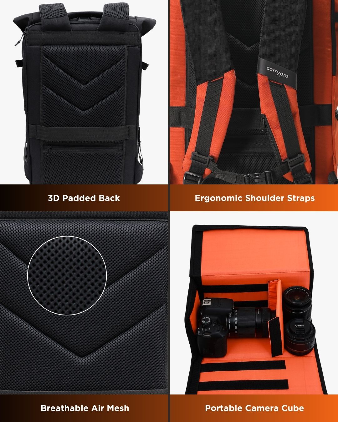 HOBO25 V3.0 EVERYDAY BACKPACK MORE FEATURES GRID #color_Rust Orange