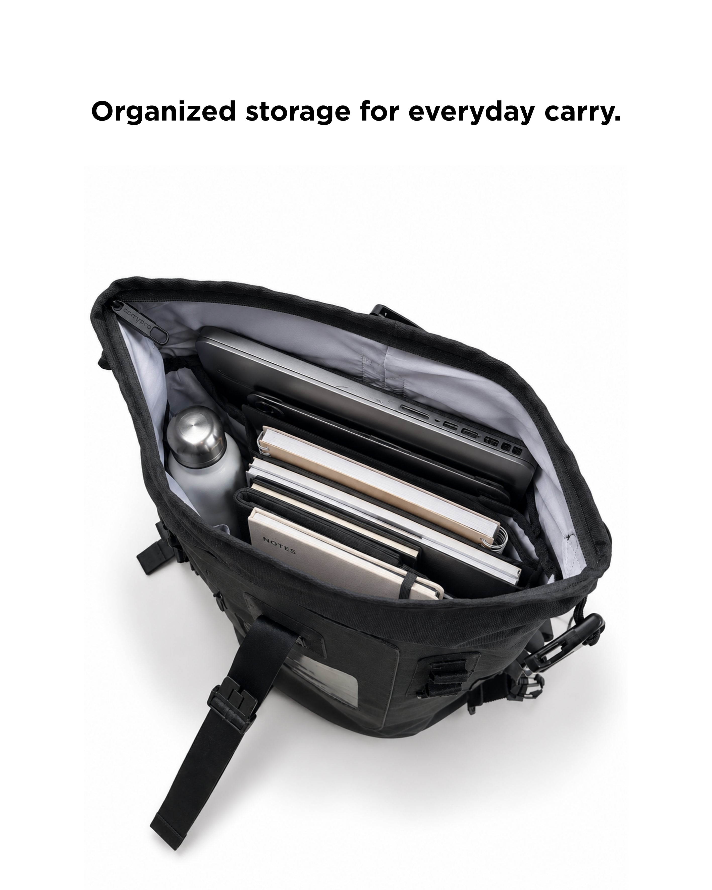 Mojo v1.0 every day backpack for office and college interior  #color_Black