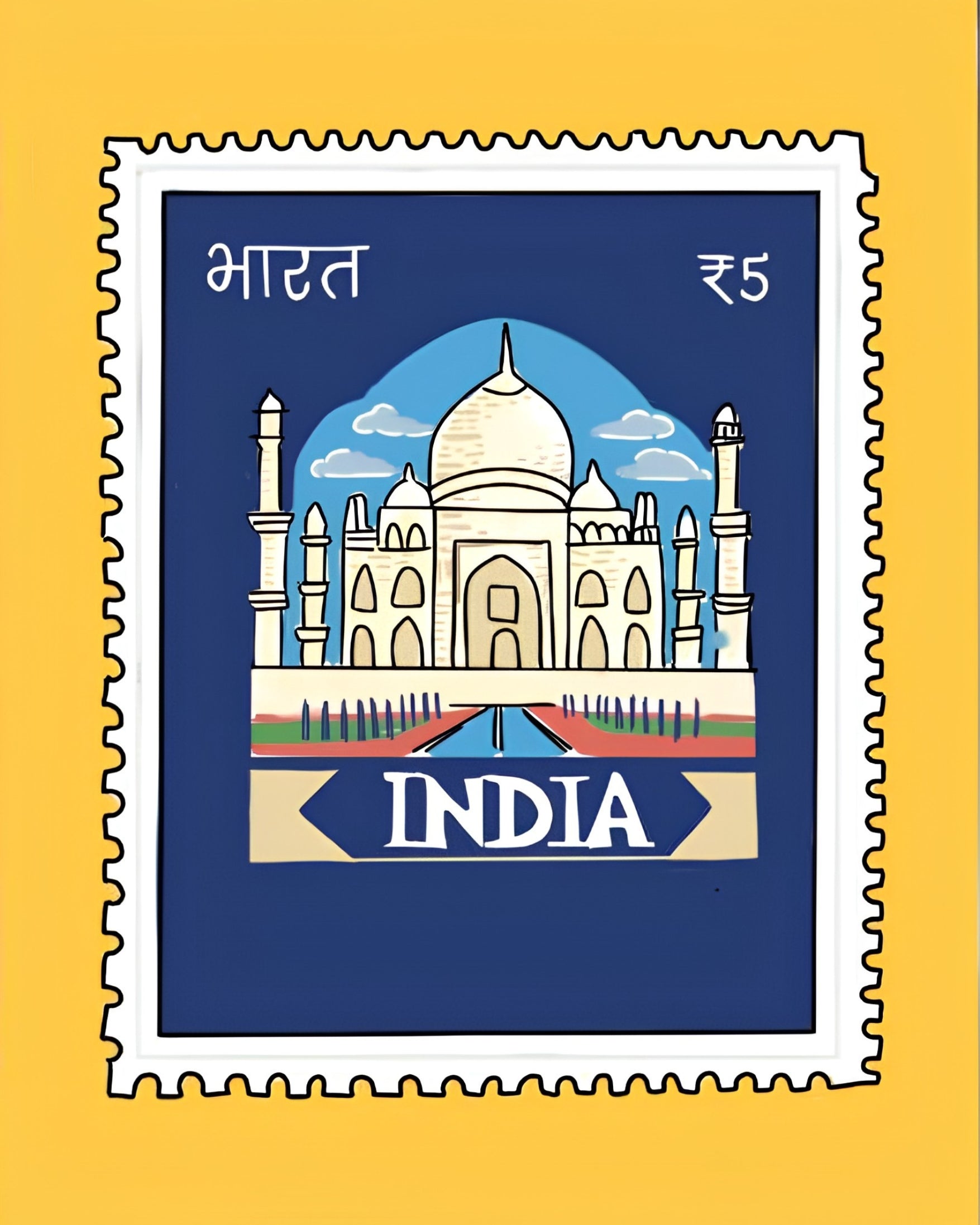 india-stamp