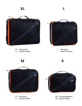 The Pro Packing Cubes Travel Organiser (Set of 6)